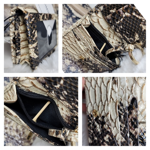 Brahmin 3 SET Italian Leather PURSE BAG Handbag Wallet AUTHENTICITY GUARANTEE - Picture 8 of 16